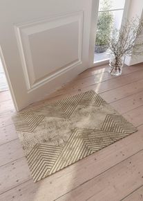 Paillasson au motif graphique en gris38x59 cm, Couleur/Motif: gris imprimé, bonprix