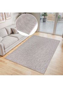 Teppich »Kian« rechteckig 3 mm Höhe Sisal-Optik, Flachgewebe, In- und Outdoor, Wetterfest & UV-beständig , beige , my home , Obermaterial: 100%...