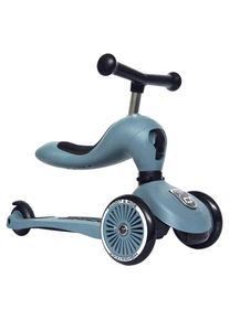 Scoot and Ride Laufrad/Kinderscooter 2in1 , Blau , Metall, Kunststoff , 24x37x55 cm , unisex , h&ouml;henverstellbarer Lenker, weicher Sitz, Anti-&Uuml;berschlag-Vorrichtung , Spielzeug, Kinderfahrzeuge