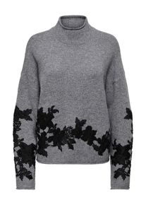 Only, Pull-over 'ONLLISA', gris chiné / noir