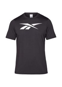 Reebok Sportshirt 'Jimmy Vector' Herren, schwarz / wei&szlig;, Gr&ouml;&szlig;e M
