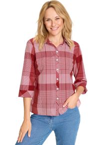 Damen Karobluse rot-weiss-kariert