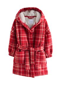 next Bademantel M&auml;dchen Gr&ouml;&szlig;e 80 rot / wei&szlig;