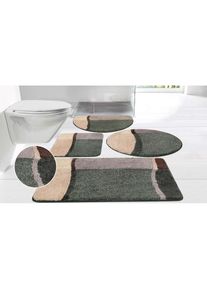 my home, my home Badematte &raquo;Belio, Badvorleger, Badezimmer Teppich&laquo; H&ouml;he 20 mm rutschhemmend beschichtet fussbodenheizungsgeeignet schnell trocknend 