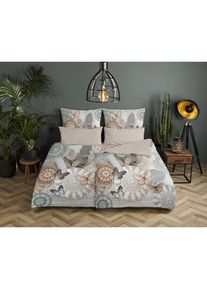 Kissenhülle »Alrune« Baumwolle, Mako-Satin, 40x80, 1 Stück, Reissverschluss, sand , HIP , Obermaterial: 100% Baumwolle