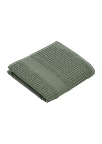 Handtücher »Senses« leichte Waffelstruktur , grün , Vossen , Obermaterial: 100% Baumwolle