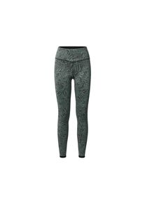 Tchibo - Wende-Sporttight - Damen - Gr. S - olivgr&uuml;n/print