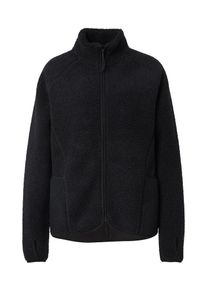 4F Funktionsfleecejacke Damen, schwarz, Größe S