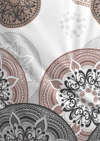 Linon-Bettw&auml;sche in grau, 135x200 cm, 100% Baumwolle, bonprix