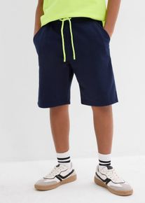 Sweat-Bermuda aus reiner Bio-Baumwolle in blau, Gr&ouml;sse 128/134, 100% Baumwolle, bonprix