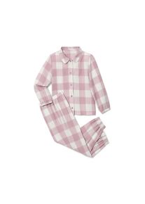 Tchibo - Pyjama en flanelle pour enfant - B&eacute;b&eacute; - taille: 98/104 - rose/blanc/&agrave; carreaux