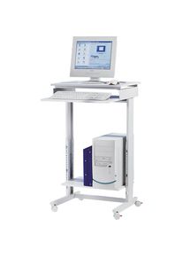 Postazione per PC, larghezza x profondità 600 x 500 mm, altezza regolabile da 715 a 1075 mm Twinco