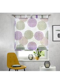 Raffrollo »Belem« mit Schlaufen Transparent, Voile, Polyester , beige , my home , Obermaterial: 100% Polyester