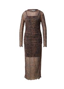 Object, Femmes Robe 'OBJMasha', marron / anthracite