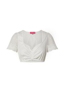 Kr&uuml;ger Dirndl Kr&uuml;ger Madl, Femmes Blouse folklorique, blanc