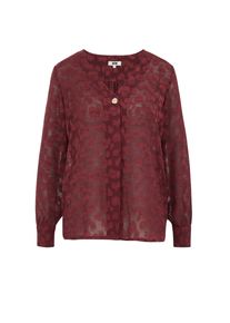 WE Fashion Bluse Damen Gr&ouml;&szlig;e L dunkelrot