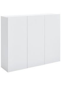 Hom&acute;in Hom`in Schuhschrank , Weiss , Holzwerkstoff , 12 F&auml;cher , 120x100x34 cm , h&auml;ngend , Garderobe, Schuhaufbewahrung, Schuhschr&auml;nke