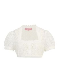 Krüger Dirndl Krüger Madl, Femmes Blouse folklorique, blanc cassé