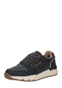 Mustang Sportlicher Schn&uuml;rschuh Herren Gr&ouml;&szlig;e 40 navy / braun / wei&szlig;