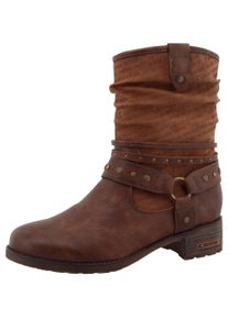 Mustang Stiefelette Damen Gr&ouml;&szlig;e 37 hellbraun Winterschuhe