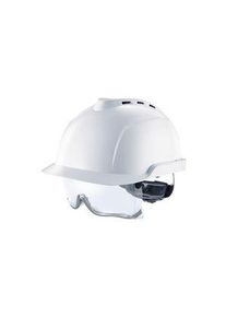 MSA Safety MSA Safety V-Gard 930 White Safety Helmet, AdjustableVentilated - GVC1A-0000000-000