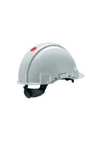 3M 3M White Hard Hat, AdjustableVentilated - 11064815