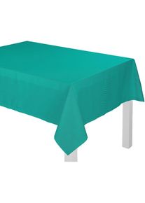 Tischdecke »Uni Collection« aus 100% Bio-Baumwolle , blau , Adam , Obermaterial: 100% Baumwolle