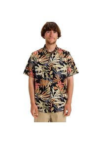 Quiksilver , Damen , Kurzarmhemd »Apero Classic« , schwarz , Stoff: Leinwandgewebe aus Baumwolle