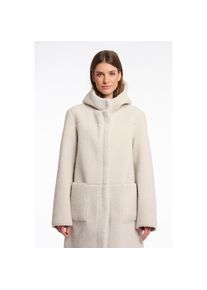 Rino & Pelle Rino & Pelle, Unisex, Kurzmantel &raquo;ALINA&laquo; mit Kunstleder-Details, birch, 46, Wendbarer Mantel von RINO & PELLE