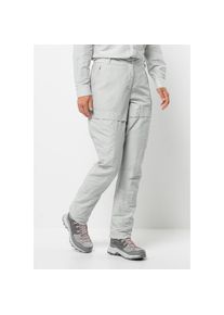 Jack Wolfskin, Unisex, Trekkinghose &raquo;BARRIER PANT W&laquo;, cool, grau, 42, Normalgr&ouml;ssen, 2 H&uuml;fttaschen, 2 Beintaschen