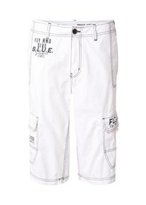 CAMP DAVID, Hommes Pantalon cargo, noir / blanc