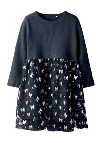 name it Kleid 'NMFROSALLY' M&auml;dchen Gr&ouml;&szlig;e 104 navy / gold