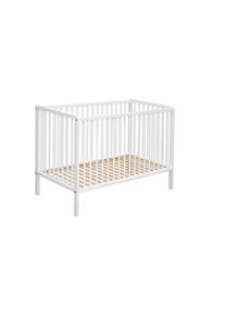 My Baby Lou Gitterbett , Holz , Buche , vollmassiv , 65x87x125 cm , h&ouml;henverstellbar, Warnhinweise am Produkt, Aufbauanleitung im Karton, Lattenrost inklusive, Schlupfsprossen , Baby- und Kinderm&ouml;bel, Babyzimmer, Babybetten, Gitterbetten