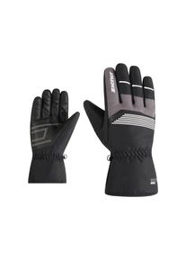 Ziener, Herren, Skihandschuhe &raquo;GEVIN-Z glove man&laquo;, schwarz.wei&szlig;, 9, wasserabweisend und atmungsaktiv ganz ohne PFAS