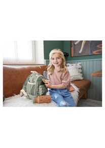 L&auml;ssig L&auml;ssig, L&Auml;SSIG Rucksack &raquo;Mini Backpack Happy&laquo;, gr&uuml;n, B/H/T: 15,5cm x 24,5cm, Rucksack