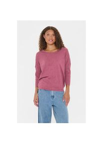 Saint Tropez , Rundhalspullover »A2561, MilaSZ R-Neck« Feinstrick mit Viskose, Casual Fit , rot , Casual Pullover von Saint Tropez