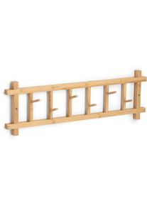 Garderobenleiste »Wandgarderobe, Bambus« hochwertiges Material, 6 Haken , zeller Present