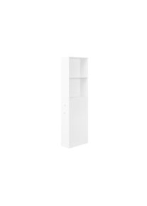 Hochschrank »mit Schublade 40 x 134.4 cm Weiss« , weiss , VASAGLE