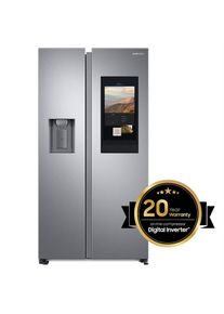 Samsung , Side-by-Side 178 cm hoch 91,2 cm breit , grau , 20 Jahre Garantie auf den Kompressor