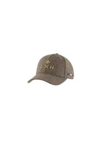 LXH , Baseball Cap »Cap Casquette Laine Piquée« , braun