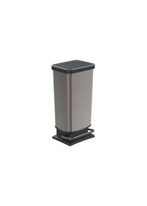 Mülleimer »Paso 40 l, Grau« 1 Behälter , grau , Rotho