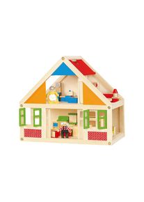 Viga Holzspielzeug , Puppenhaus »Puppenhaus« , bunt