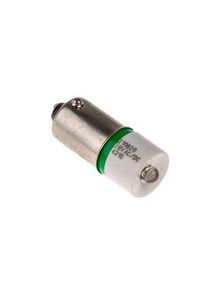 realspace Pro RS PRO Green LED Indicator Lamp, 28V ac/dc, BA9s Base, 10mm Diameter, 1610mcd - 210620
