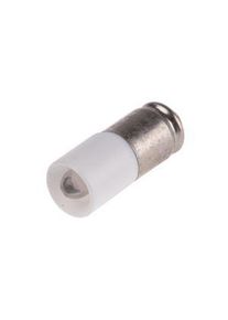 realspace Pro RS PRO White LED Indicator Lamp, 24V ac/dc, Midget Groove Base, 6mm Diameter, 2070mcd - 203616