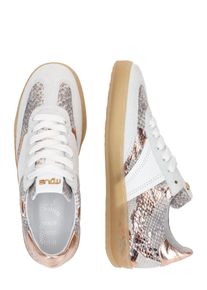 MJUS, Femmes Baskets basses 'GENOVA', beige / marron / gris / blanc
