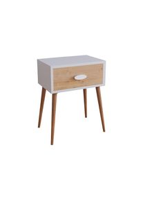 Nachttisch , weiss , Vcm