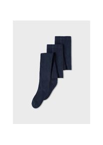 name it, Herren, Strickstrumpfhose Packung, 2 Stk. tlg., schwarz sapphire, 98/104, Strickstrumpfhose von name it