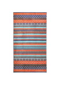 Jelmoli Strandtuch &raquo;Ornato, Velours Jacquard&laquo;, multi, Jacquard-Velours, Obermaterial: 100% Baumwolle, 1 Stk.