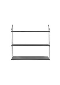 Wandregal »60 x 15 x 54 cm« , schwarz , Schou