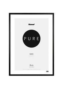 Bilderrahmen »Pure« Echtholzrahmen mit hochtransparentem Acrylglas , schwarz , Komar